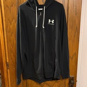 Under Armour Black Full-Zip Hoodie